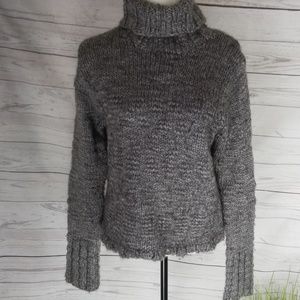 Grey XL gap wool turtleneck sweater